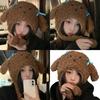 Colorful Puppy Hat Oversized Headwear for Cycling and Running Thicken Head Wrap