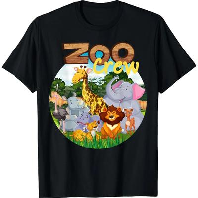 Zoo Crew Cute Zoo Group - Family Trip for Kids or Adults T-Shirt