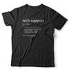Tech Support TShirt Unisex Funny Humour Computer Programmer Technical Code Joke