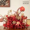 Red Wedding Banquet and Living Room Artificial Flower Decoration