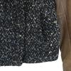 Gap Veste motard Tweed cuir de mouton contrasté XXS Marron etc EDITION Femme Occasion