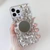 Glitter Rhinestone Phone Case with Mirror For iPhone 17 16 15 14 13 12 11 Pro Max Air mini 16e 8 7 Plus X XS XR SE 2020, Sparkly Crystal Diamond Cover
