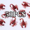 11-11 buc Halloween Insectă Simulată Păianjen Scolopendră Scorpion Liliac Gândac Fals Amuzant Jucărie Accesorii Petrecere Decor Petrecere DIY Recuzită
