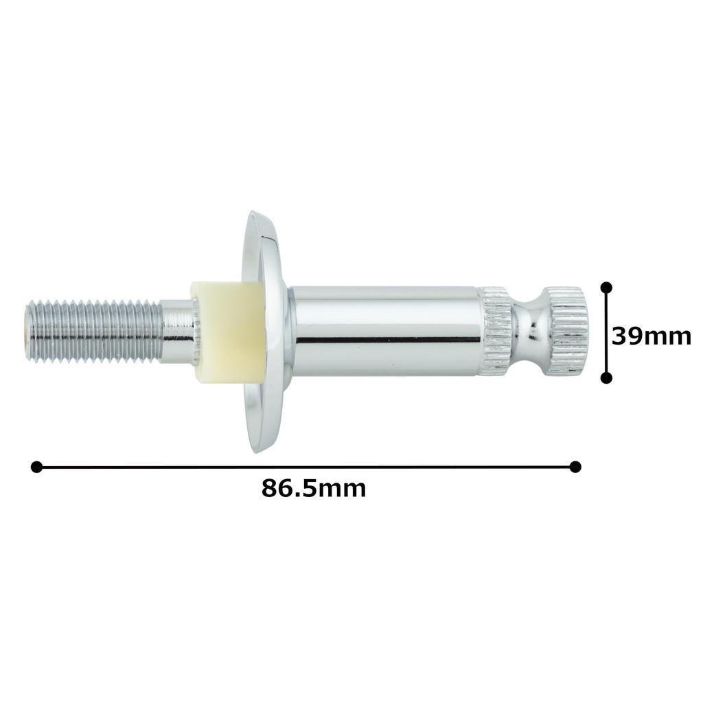 Kijima Turn Signal Bracket M10x86.5x39mm for Z400FX, Steel/Chrome, 2-Pack, Part Number 217-1034
