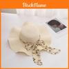 Summer Womens Straw Hat Beach Sun Protection With Wide Brim For Outdoor Travel