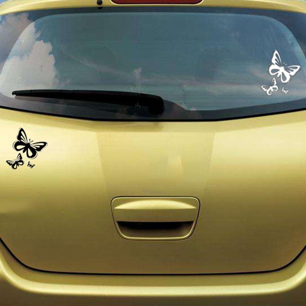 Accessories 15.2*17CM Styling Car Stickers Vinyl Decal Beautiful Butterflies