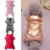 Pets Clothes Buckle Washable with Tow Ring Thickened Waterproof Windproof Non-allergic Four Leggings