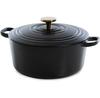 Brytfanna BK Bourgogne 28 cm żeliwna czarna (H6079.528)
