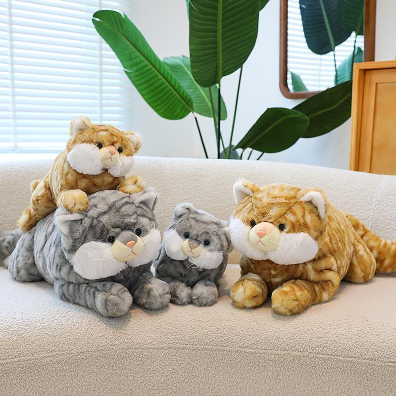 Adorabile Peluche Gatto Maculato Peluche Ultra Morbido Per Bambini e Decorazione Casa