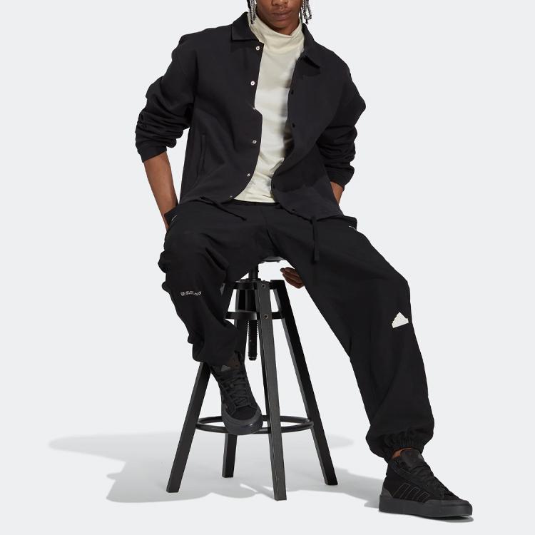 adidas Jackets Men's Black Lapel Moderate Other HN1949