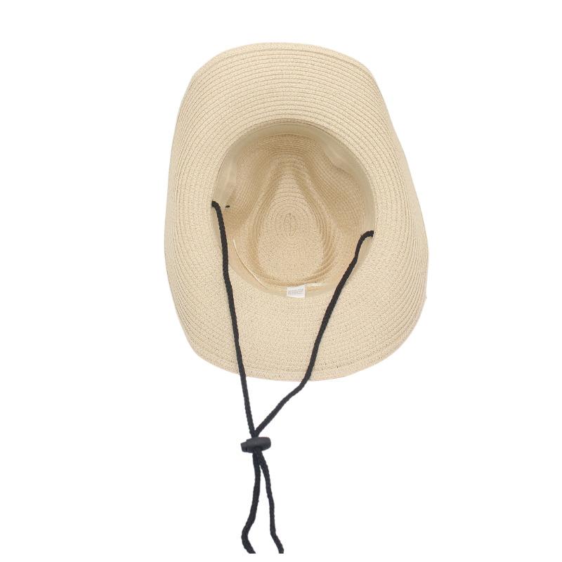 Ethnic Style Straw Hat Tibetan Stage Performance Elegant Retro Bohemian Sunscreen Outdoor Shading Literary And Artistic Style Weaving