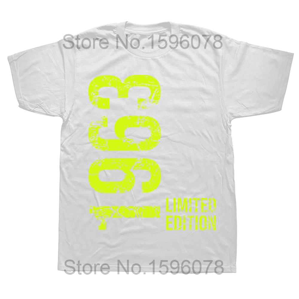 Nieuwigheid 61e Verjaardag 61 Jaar Retro Vintage 1963 T-shirts Grafisch Katoen Streetwear Korte Mouw Verjaardagscadeaus Zomer T-shirt