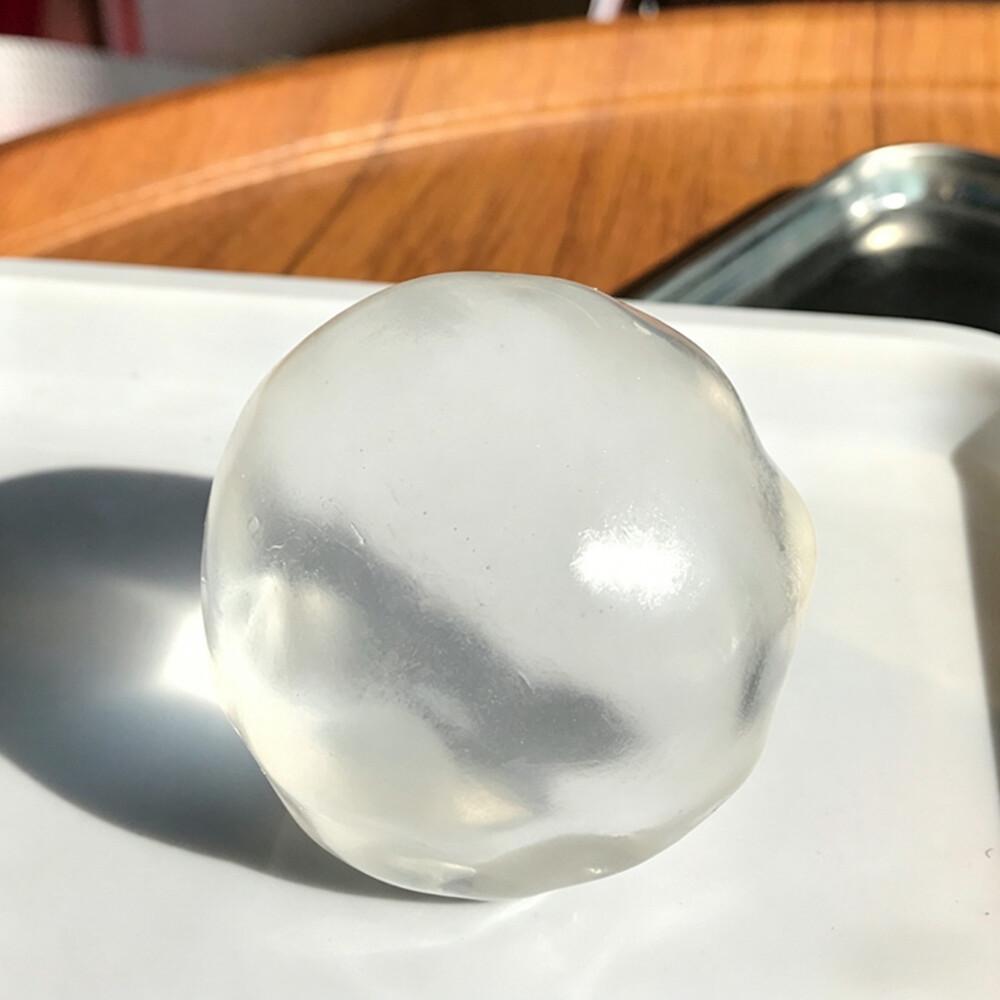 FunPlasticity Mochi Fidget Toys Coconut Oil Maltose Squishy Squeeze Sensory Toy Transparent Ball rebound Decompress Toy