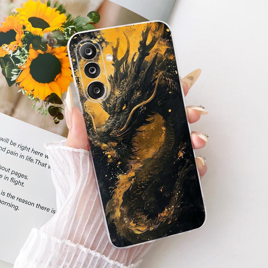 For Samsung Galaxy M36 Case SM-M366B Luxury Flowers Butterfly Painted Cover Soft Silicone Case For Samsung M16 M36 M56 5G Fundas
