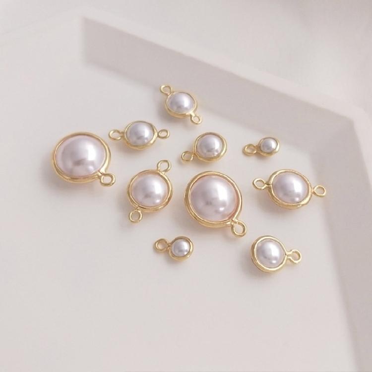 Set of 5 Unqiue Pearls Pendants Jewelry Component Pearls Jewelry Findings Suitable for Jewelry Bracelets and Necklaces