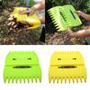 Rastrillos de mano para recoger hojas, 1 par de garras de mano grandes para recoger hojas, escombros y césped del jardín.