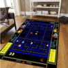 Pac-man tapete retro área de jogo tapete de jogos retro sala de estar área decoração de casa presente de inauguração tapete de área de escritório