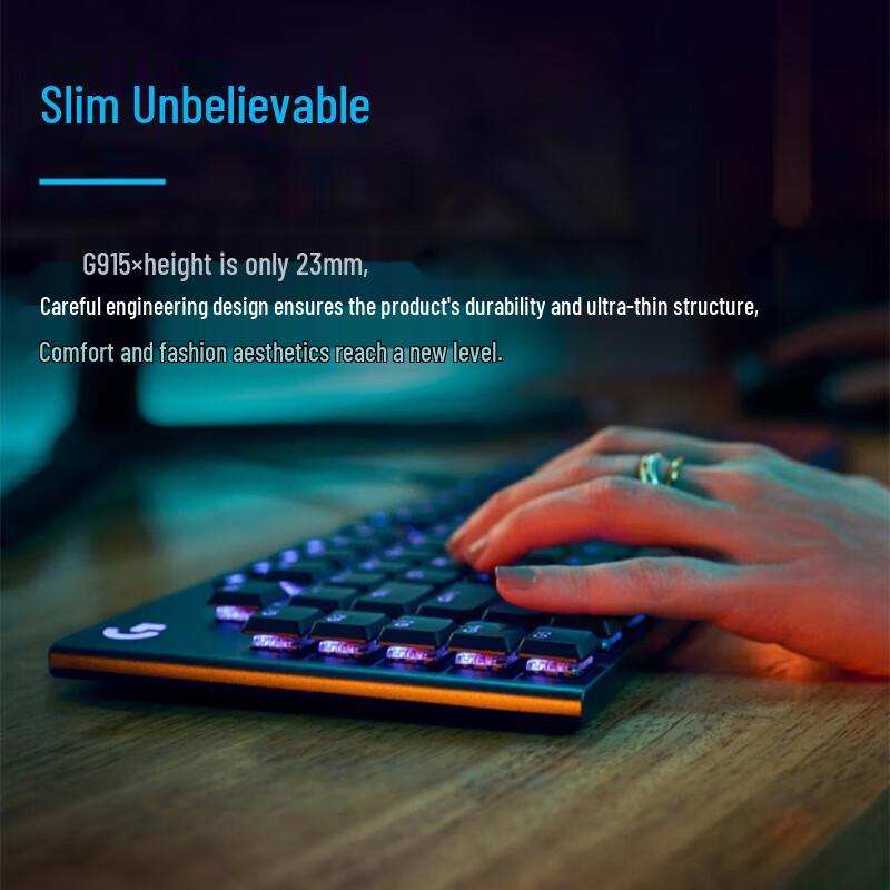 Logitech G915 X Low Profile Wired Gaming Keyboard