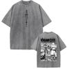 VINLAND SAGA Manga Graphic T-Shirt Thorfinn Vintage Washed Loose Tee