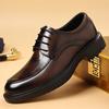 Modische Herren Oxford Büro Schuhe Lässig Leder Runde Spitze Flach Designer Business Anzug Schuhe Outdoor Wanderschuhe
