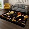 Twilight Saga Edward Bella Carpet Rug for Bedroom Living Room Sofa Playroom Doormat Home Decor,Kid Game Area Rug Non-slip Gift