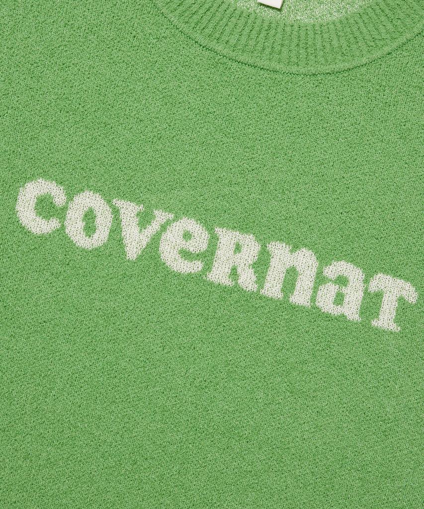 COVERNAT WOMAN Cooper Logo Half Knit Green