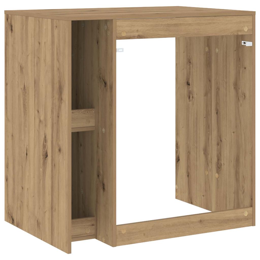 Washing Machine Cabinet with Door Artisan Oak 87 X 60 X 89 Cm