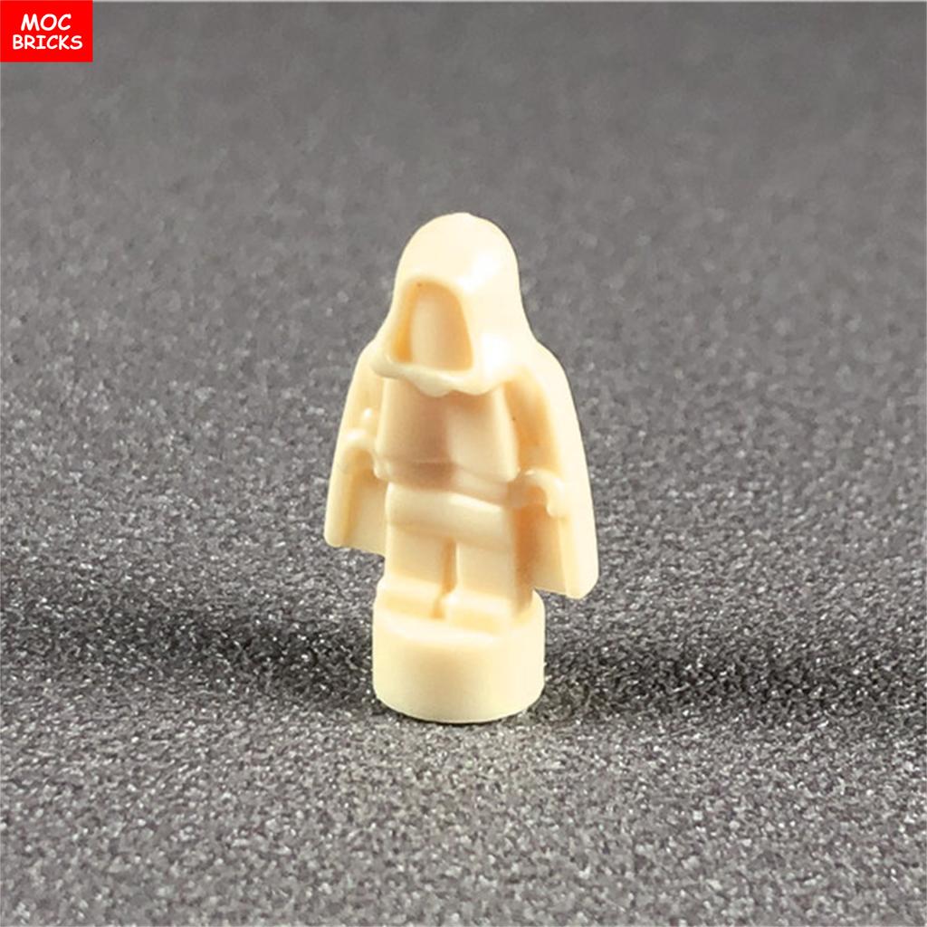 10 ks/šarže MOC Kostky Figurka 16478 1,8 cm Mini Soška Kapuce Prázdný Model Stavebnice Vlastní Nepotištěné Panenky Dětské Hračky