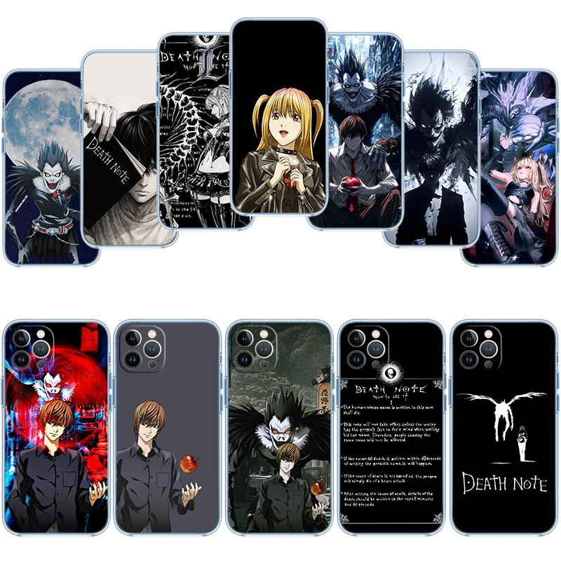 Death Note Transparent Phone Case for LG K22 K30 K40 K40S K41 K42 K50 K50S K51 K51S K52 K61 K62 K71 K92 Q61