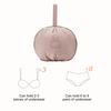 Underwear Storage Bag Multi-Pocket Organizer Large Capacity Waterproof Wide Opening Bra Panties Storage Pouch