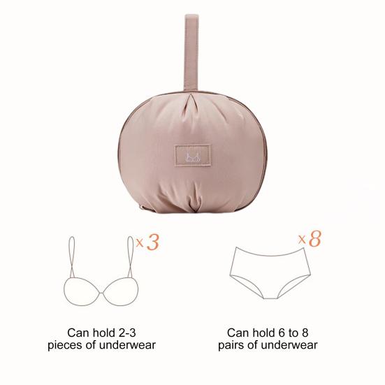 Underwear Storage Bag Multi-Pocket Organizer Large Capacity Waterproof Wide Opening Bra Panties Storage Pouch