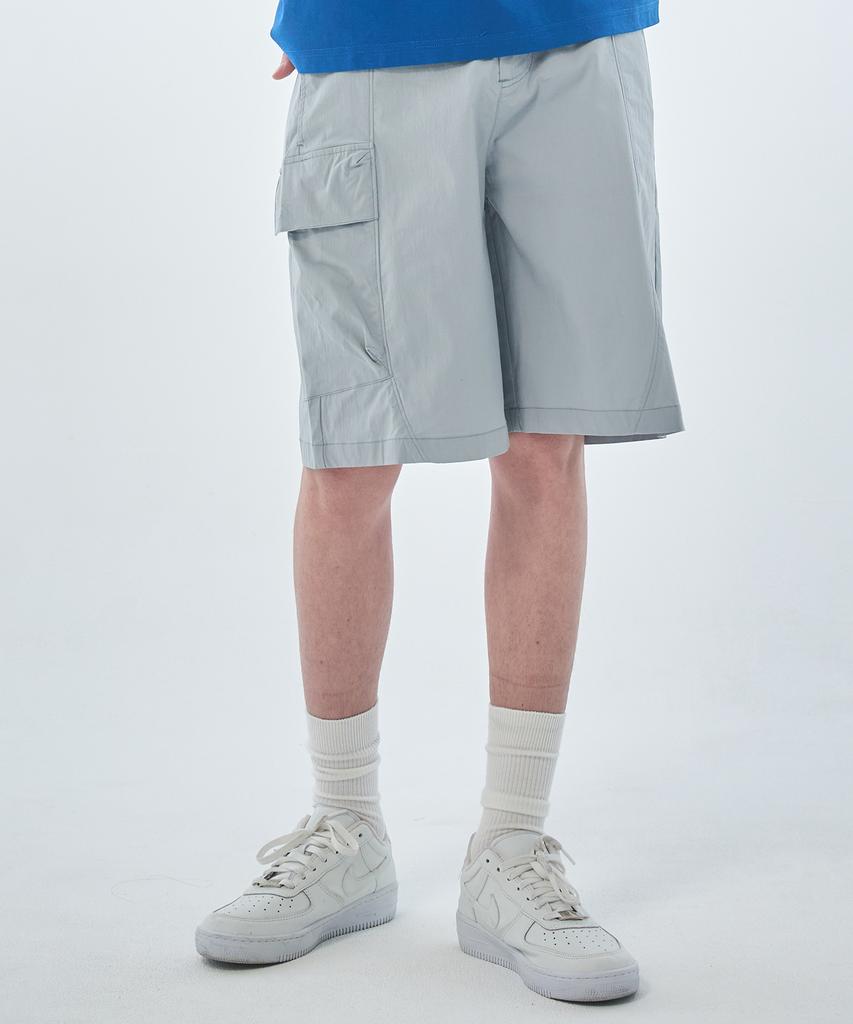 ZENSAI Block Cargo Shorts Blue