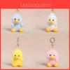 Cute Fourcolor Duck Keychain Plush Toy For Girls And Women Gift