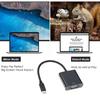 USB 3.1 Type C To VGA Adapter HD 1080P Type C To VGA HDMI To VGA Cable Video Converter For PC Laptop