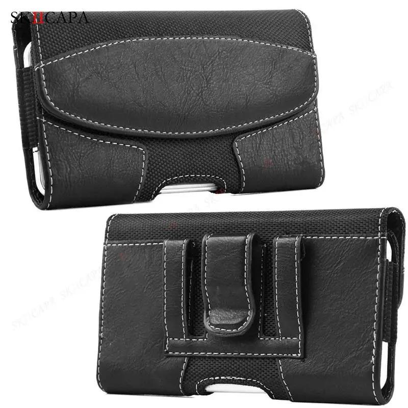 Leather Patchwork Waist Bag Phone Case KTY