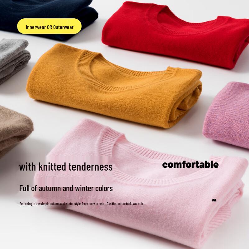 Hengyuanxiang Women's Baby Cashmere Sweater