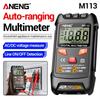 2026 ANENG M113 Mini Intelligent Digital Multimetro 1999 Counts AC DC Volt Resistance NCV Portable Electric Test Tool High Precision Digital Display