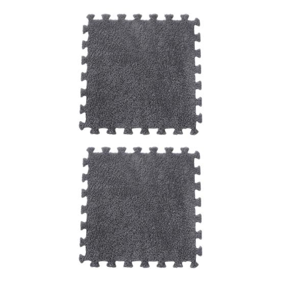 2Pcs Area Rugs No Pilling Sound Insulation Absorb Water Durable Foam Puzzle Rugs Carpets Household Supplies