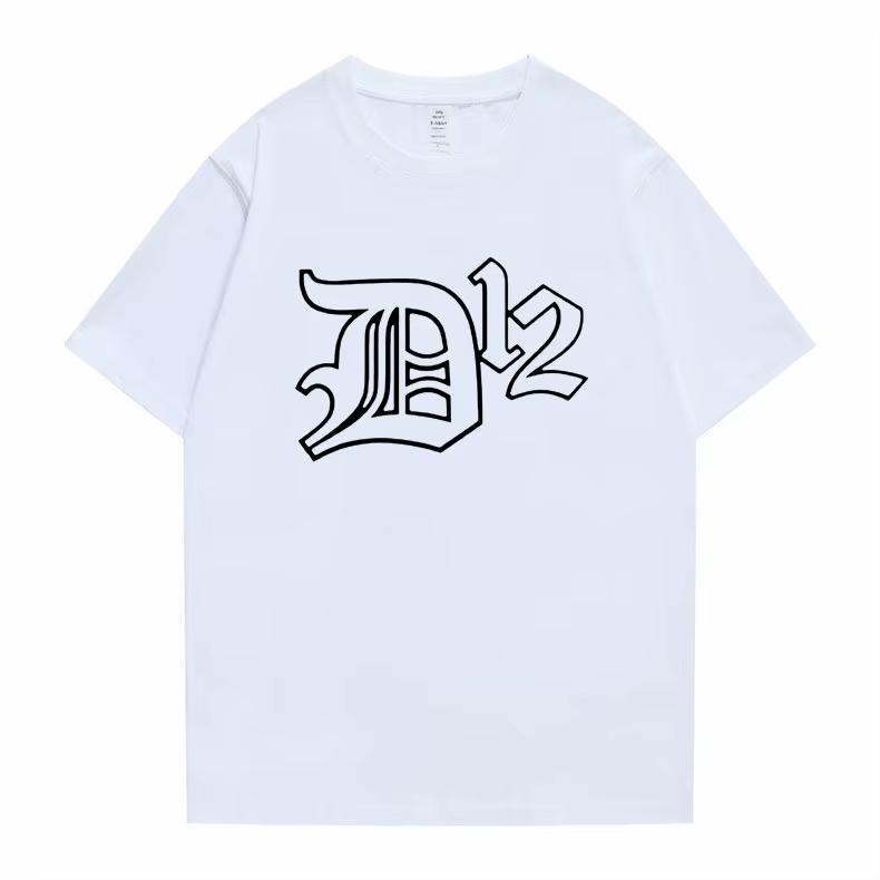 Rapper Eminem 100cotton Unisexs Shirt ONeck Oversized Same Style Graphics Short Sleeved Shirt Womens Vintage Y2k Hip Hop Tshirt