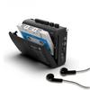 Radio Portabil cu Bandă AM/FM Retro Player Muzical Casetă Walkman Reportofoane cu Difuzor Suport Redare Căști 3,5 mm
