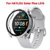 Tempered-Glass Film+Case Screen Protector Full Coverage Cover Anti-scratch Frame-Shell Watch Housing For Solar Plus LS16