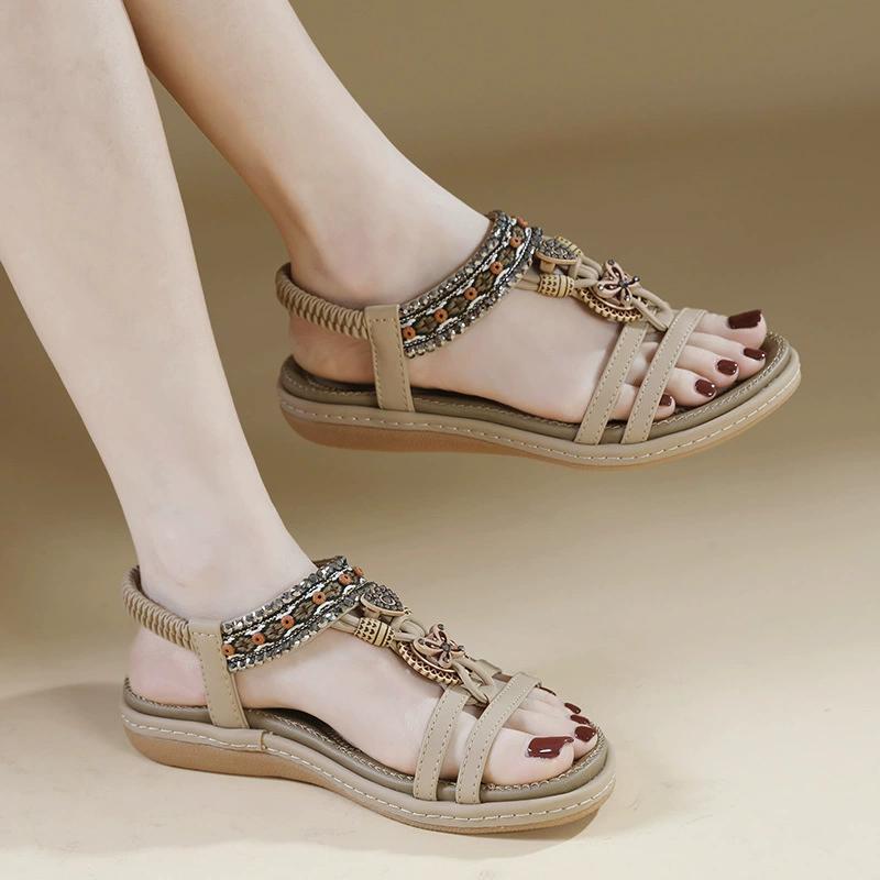 Women's Spring and Summer Design Comfortable Flat Sandals Breathable Non-slip Shoes