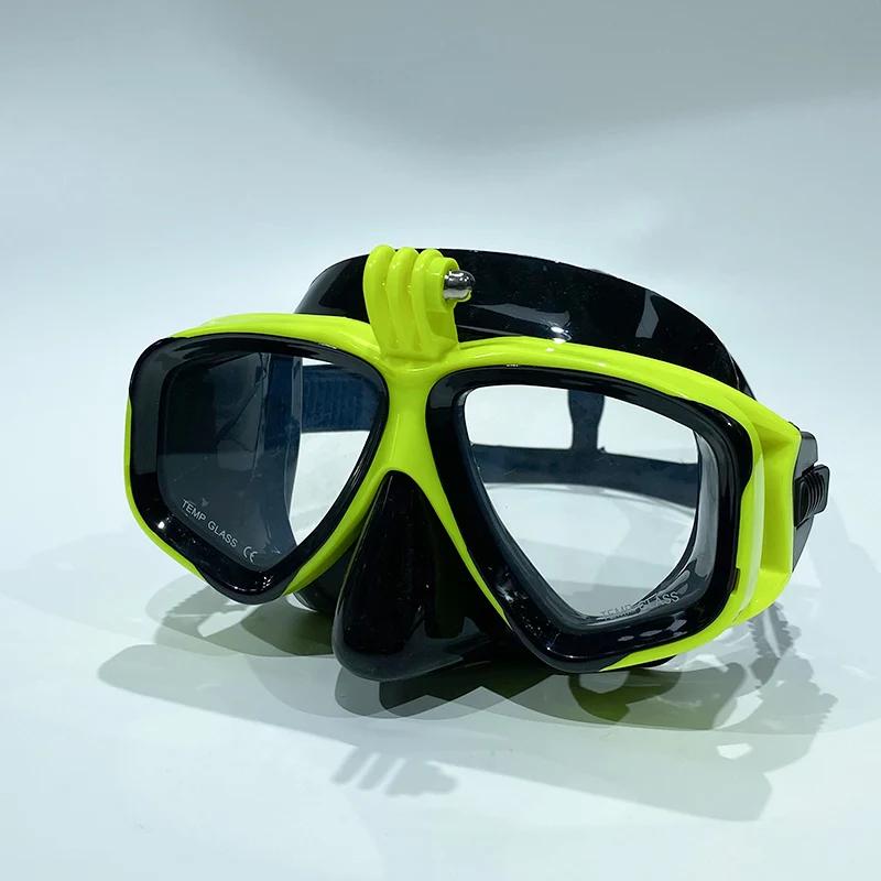Professional Underwater Diving Mask Scuba Diving Goggles Are Suitable for  Small Sports Camera All-dry Diving Glasses