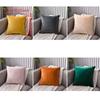 Delicate Nordic Style Velvet Throw Pillow Cover Soft Skin-friendly Cushion Cover Large Size Solid Color Sofa Pillowcase Hotel