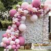 Kit Arco Palloncini con Palloncini Inclusi Palloncini Rosa e Oro Rosa di Diverse Dimensioni per Matrimonio Baby Shower Capodanno Festa di Compleanno