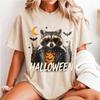 Rocker Raccoon Halloween Shirt, Funny Trash Panda Fall Tee, Spooky Season Apparel, Trick or Treat Animal Lover Gift