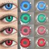 FUNSACHY 1Pair FROYA Series Cosplay Contact Lenses for Eyes Colorful Anime Cosplay Lenses Pink Lens Yearly 14.0mm Fashion Lens