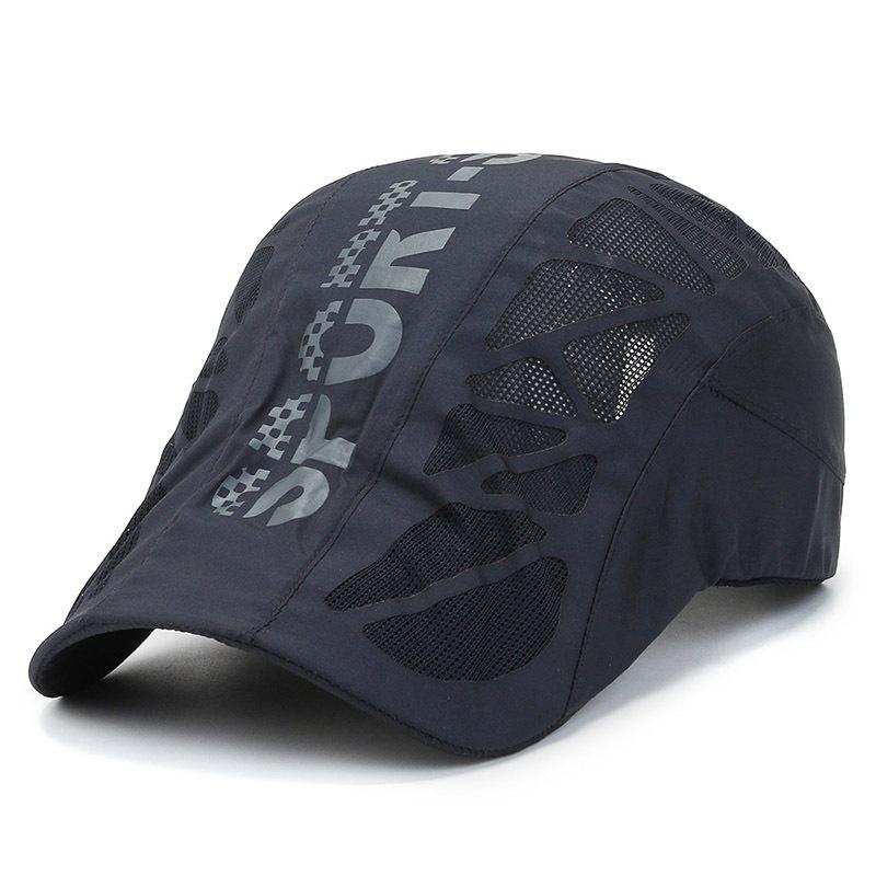 Summer Mesh Baseball Cap Women Men Letter Embroidered Patch Snapback Hat Casual Breathable Unisex Street Hip Hop Trucker Caps