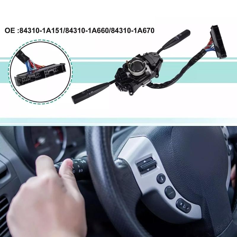 Turn Signal Windscreen Wiper Switch Assembly 84310-1A660 843101A66 for AE101 1.6L 1.8L L4 Replacement Accessory