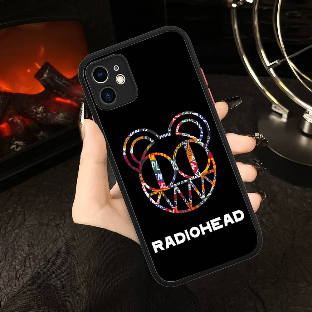 R-Radiohead Rock Band Phone Case For IPhone 15 14 13 12 11 Pro Max X XS MAX Plus Matte Soft Back Cover
